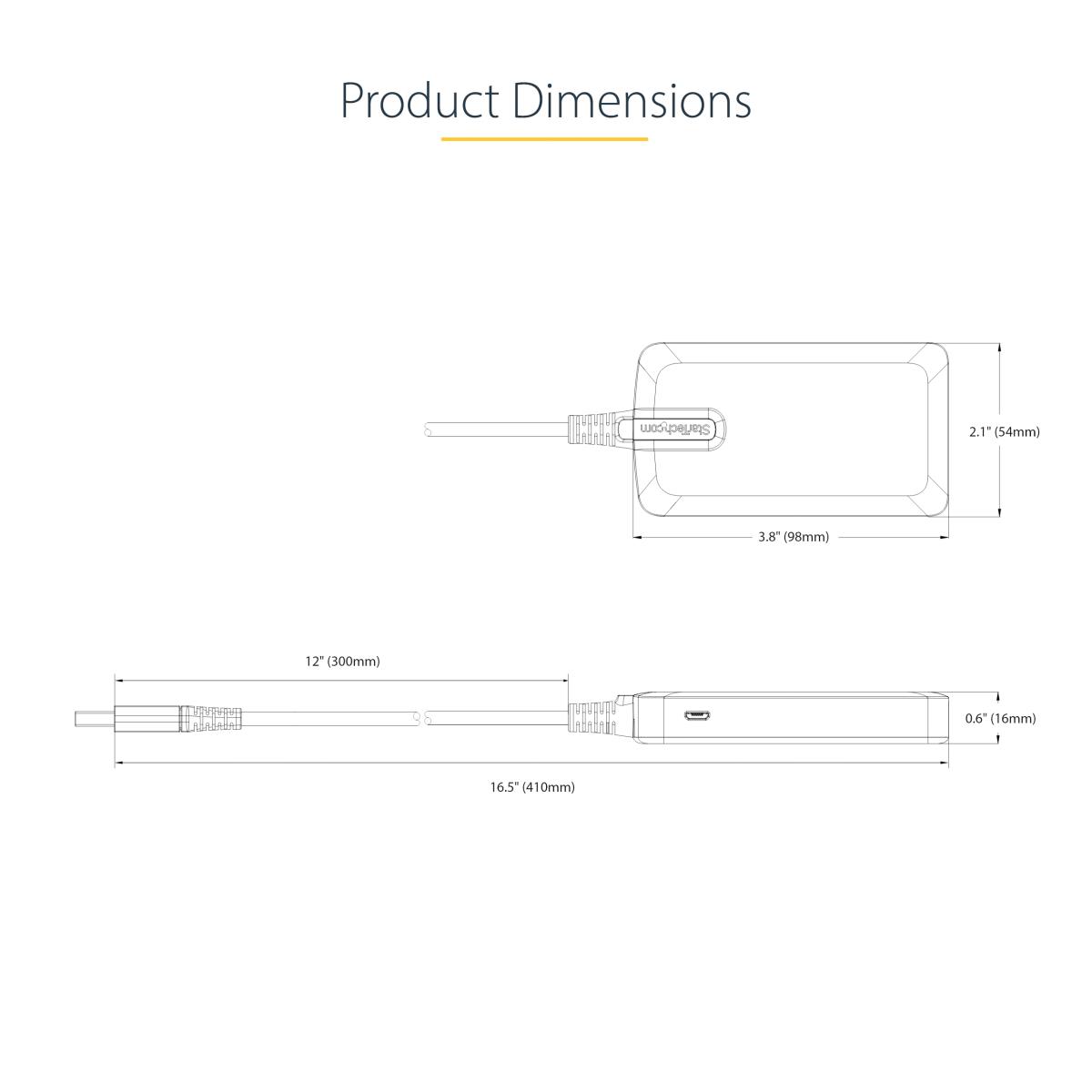 3-PORT USB HUB W/ GBE PORTABLE thumbnail