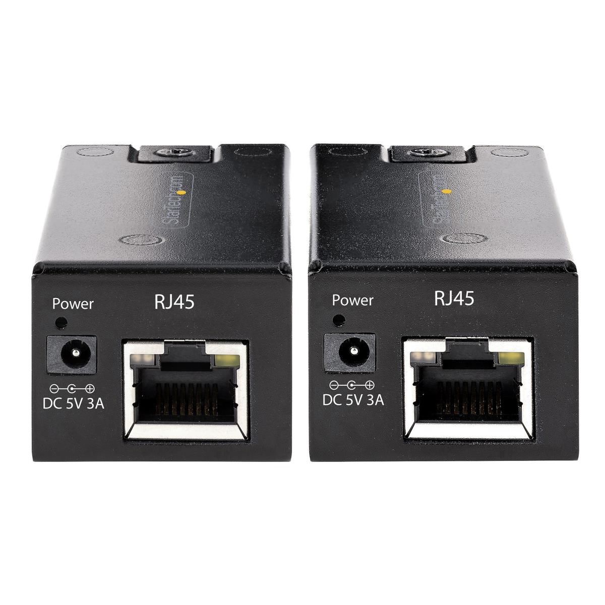 USB 2.0 Extender over Cat5e/Cat6 Cable (RJ45), 492ft/150m USB Over Ethernet Extender/Adapter Kit - Externally Powered USB Extender, USB to Ethernet Converter, 480 Mbps, Rugged Metal Housing (C15012-USB-EXTENDER) - USB extender - USB 2.0 - over CAT 5e/6 - thumbnail