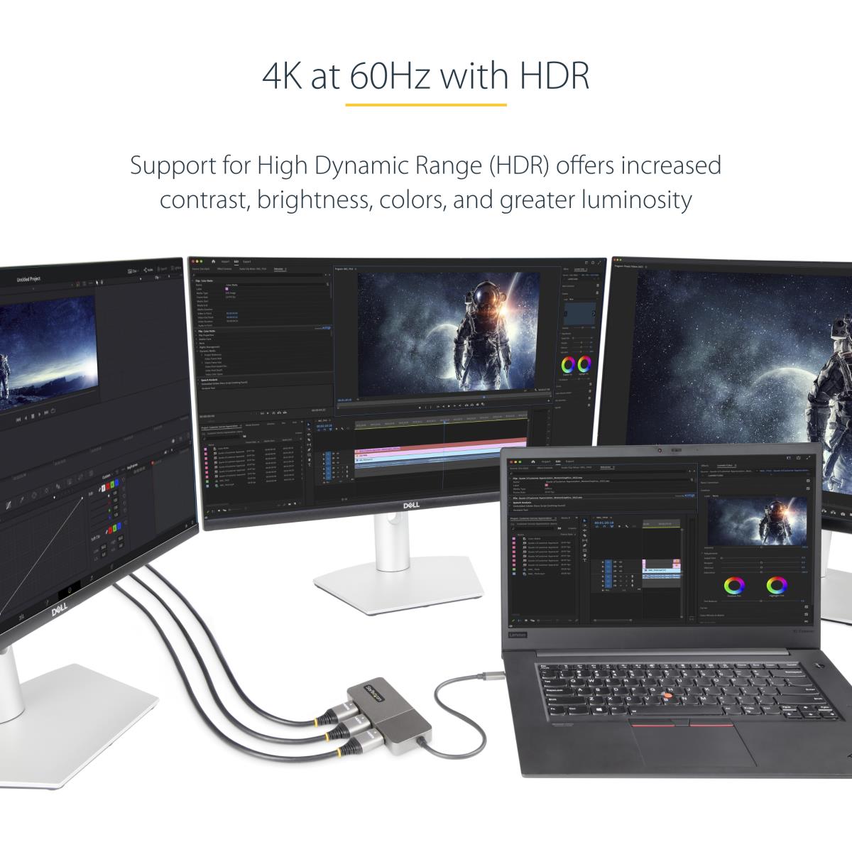 3-PORT USB-C MST HUB HDMI - thumbnail