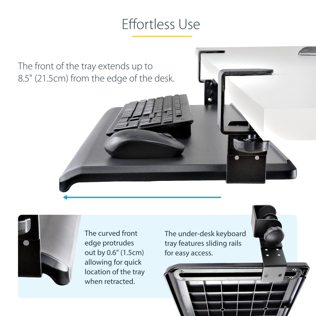 UNDER-DESK KEYBOARD TRAY - thumbnail