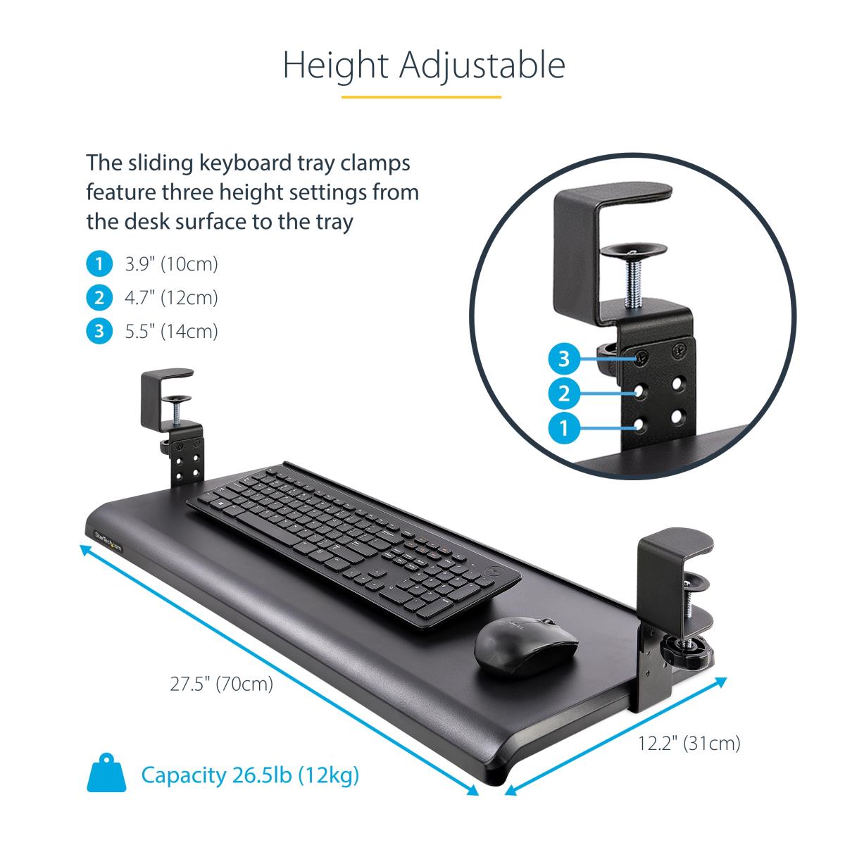 UNDER-DESK KEYBOARD TRAY - thumbnail