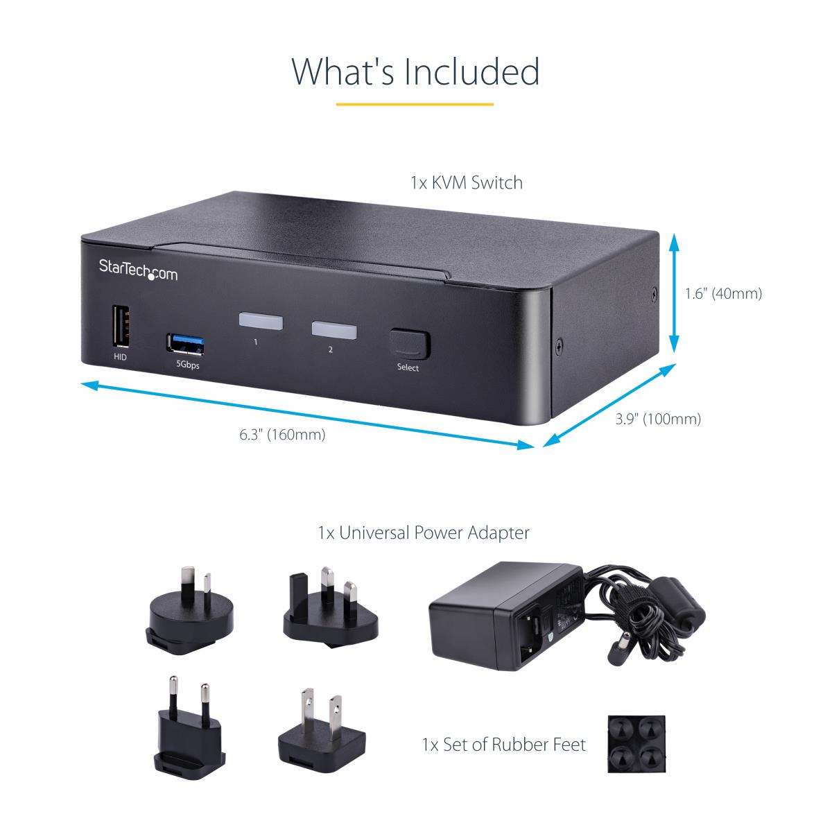 2 PORT USB C DP KVM SWITCH - 4K thumbnail