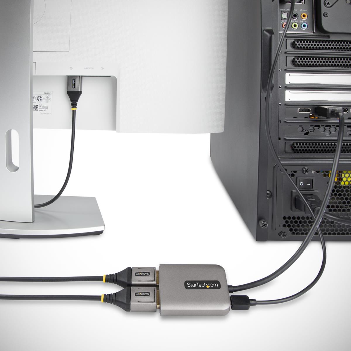 2-PORT DISPLAYPORT MST HUB - thumbnail
