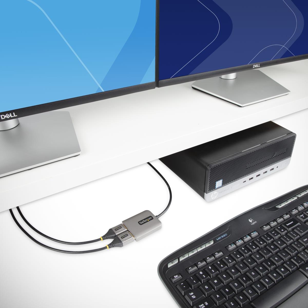 2-PORT DISPLAYPORT MST HUB - thumbnail