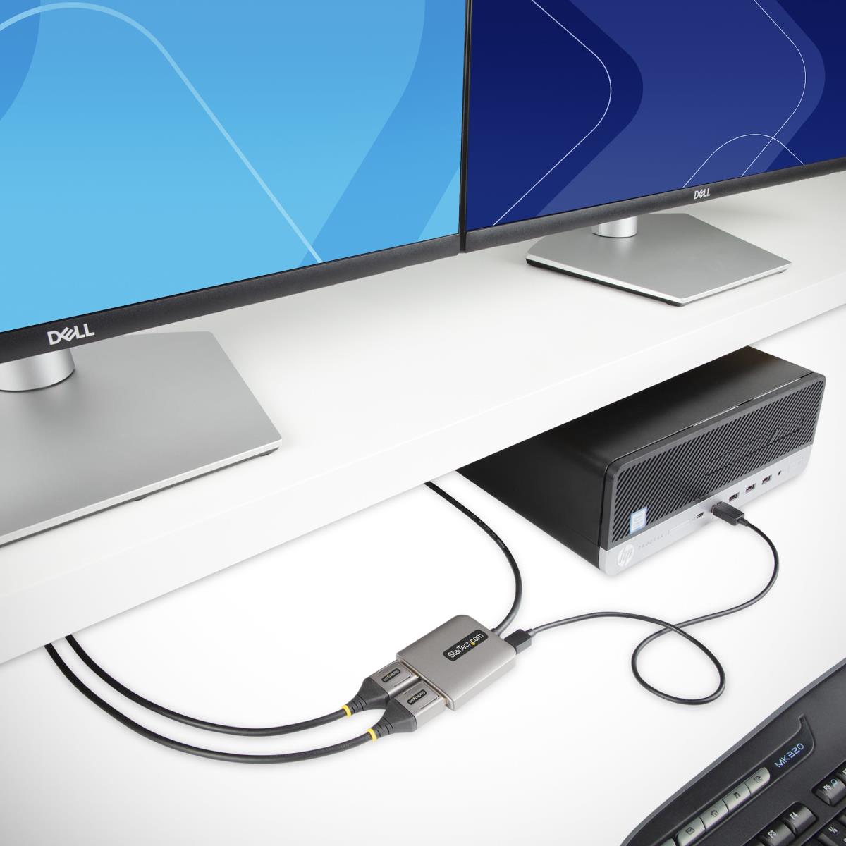 2-PORT DISPLAYPORT MST HUB - thumbnail