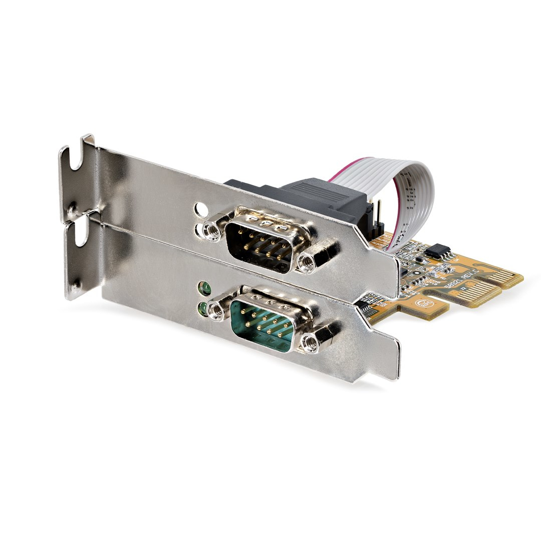 PCIE DUAL SERIAL PORT CARD - thumbnail