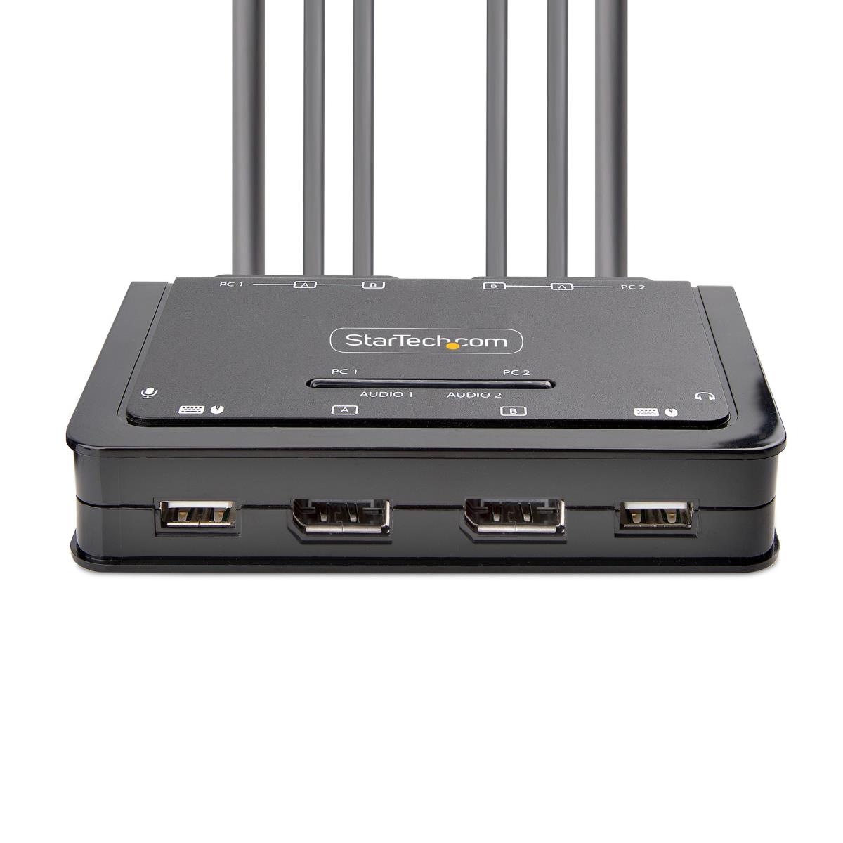2-PORT COMPACT 4K KVM SWITCH - thumbnail