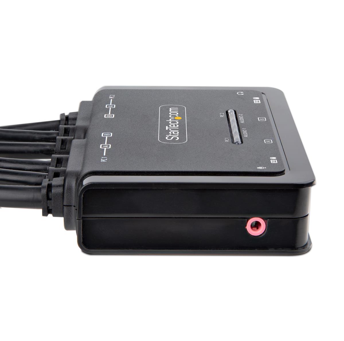 2-PORT COMPACT 4K KVM SWITCH - thumbnail