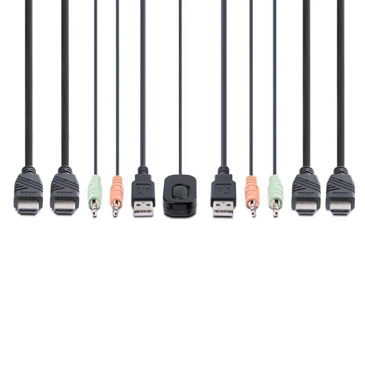 2-PORT COMPACT 4K KVM SWITCH thumbnail