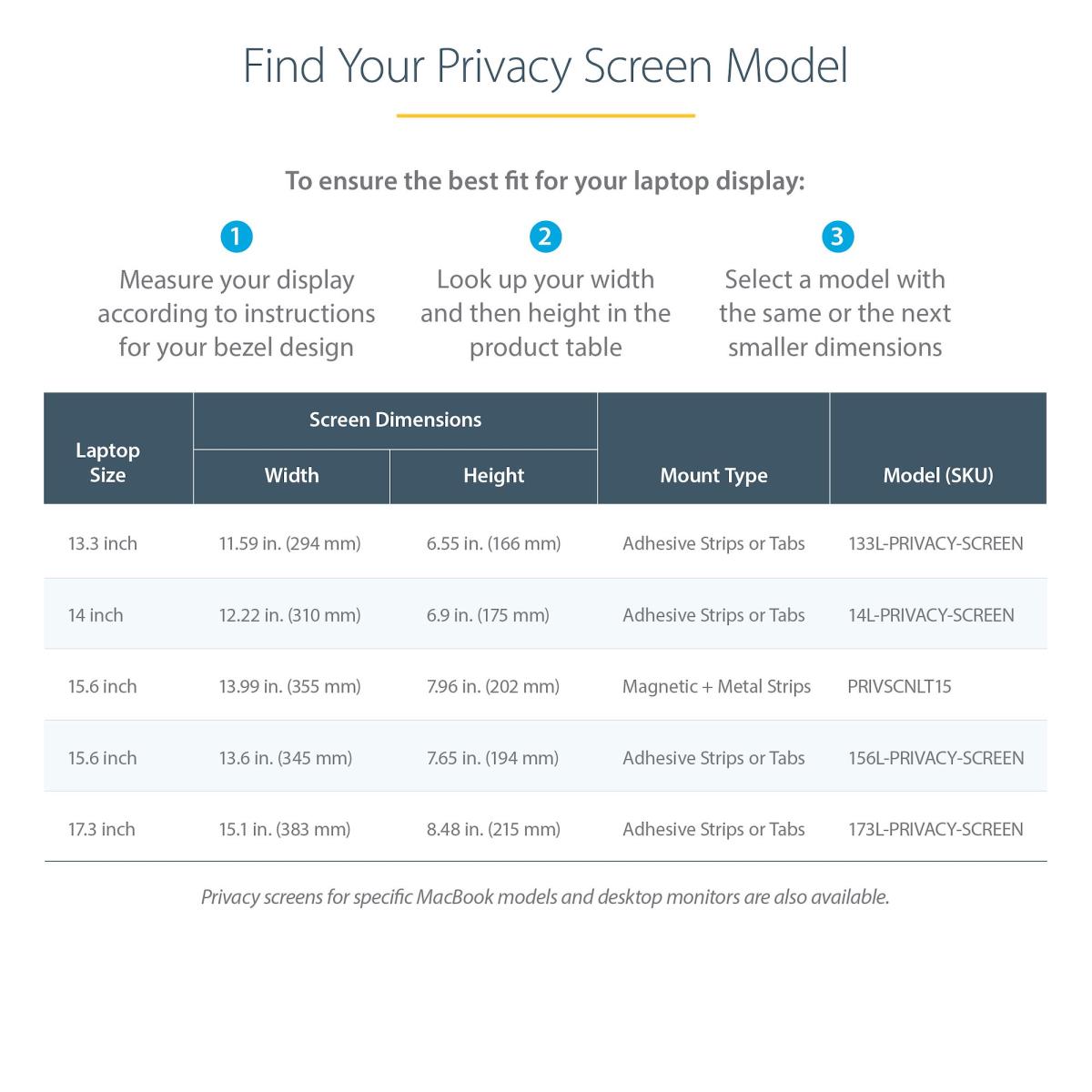 17.3 LAPTOP PRIVACY FILTER - thumbnail