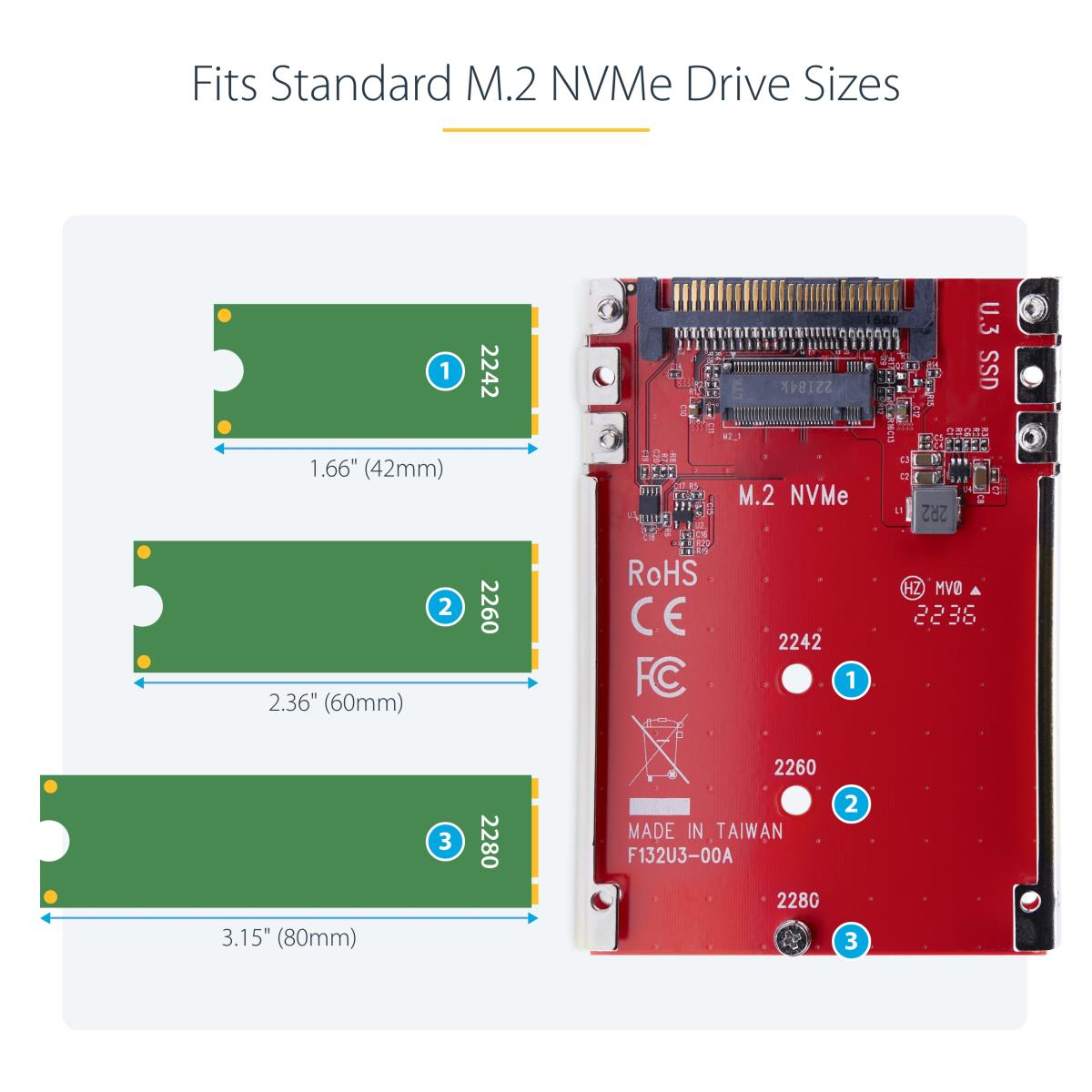 M.2 TO U.3 ADAPTER/CONVERTER thumbnail
