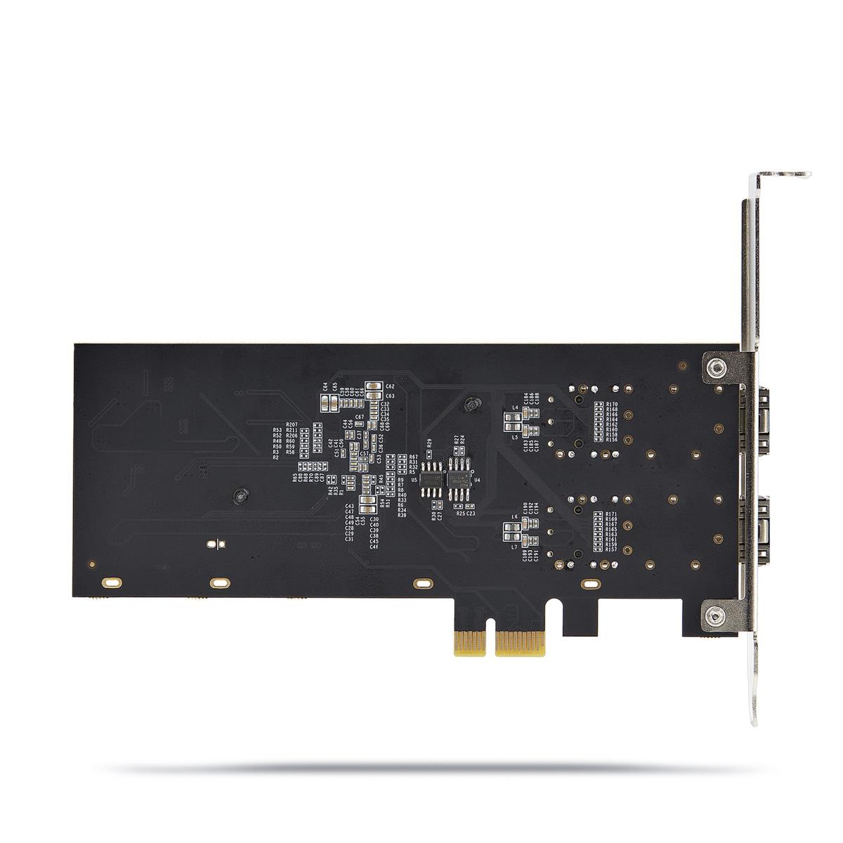 2-Port GbE SFP Network Card, PCIe 2.0 x1, Intel I350-AM2 2x 1GbE Controller, 1000BASE Copper/Fiber Optic, Dual-Port Gigabit Ethernet NIC, Desktop/Server Backplanes - Windows and Linux Compatible (P021GI-NETWORK-CARD) - Network adapter - PCIe 2.0 - Gigabit thumbnail
