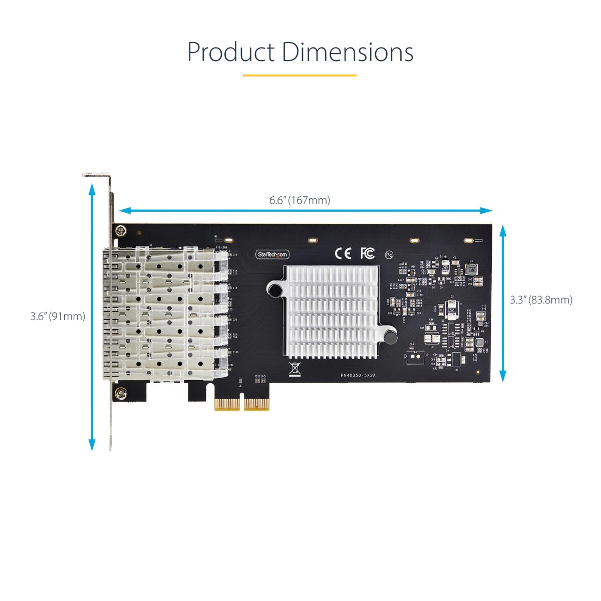 4-PORT GBE SFP NETWORK CARD - thumbnail