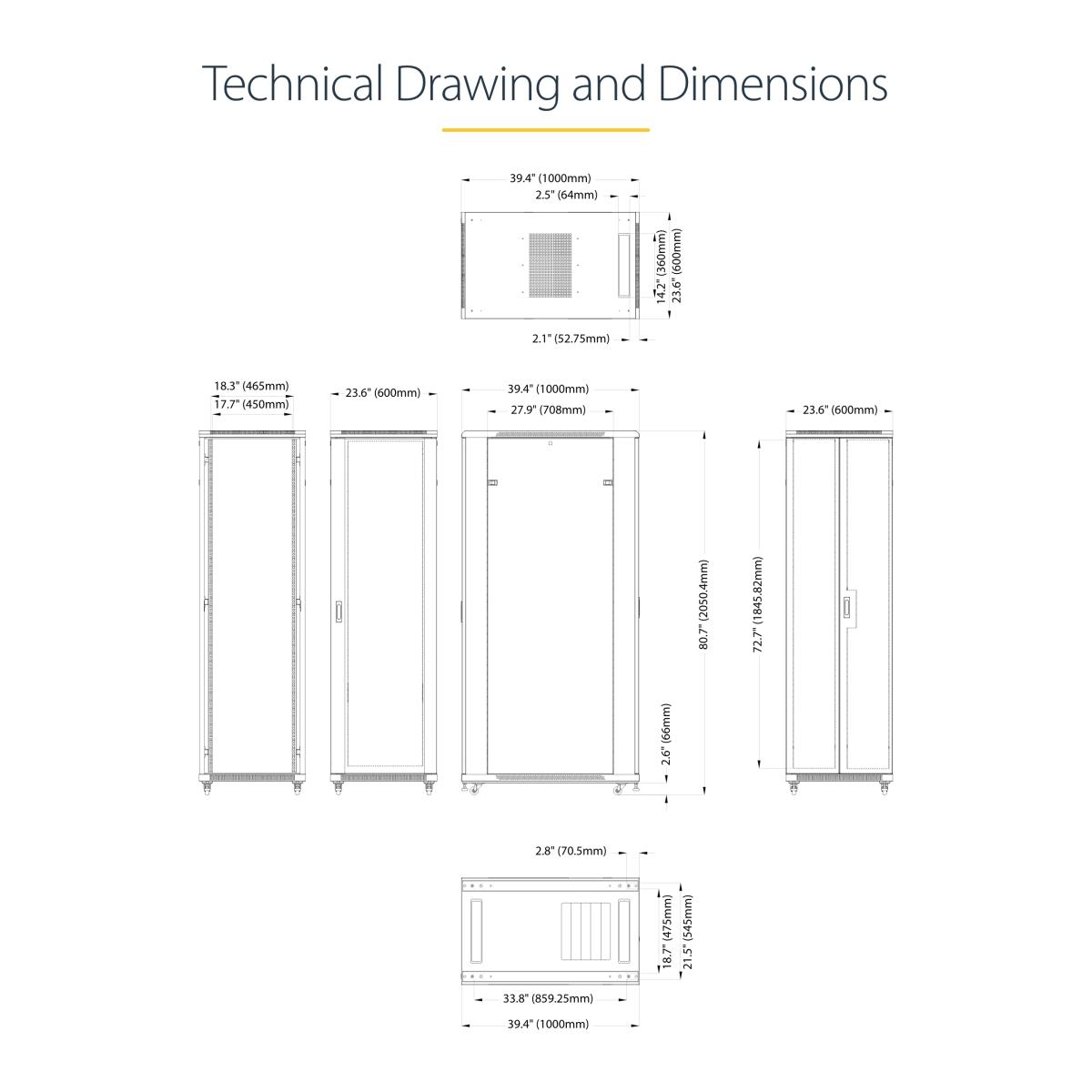 EQUIPMENT RACK CABINET - 42U - thumbnail