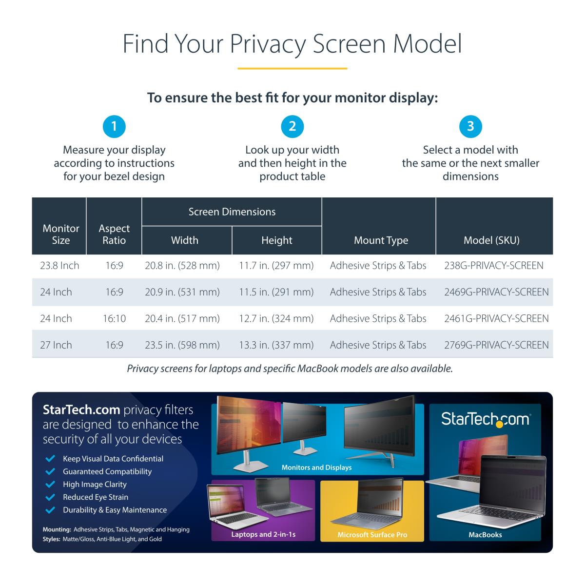 23.8 MNTR PRIVACY SCREEN - GOLD thumbnail