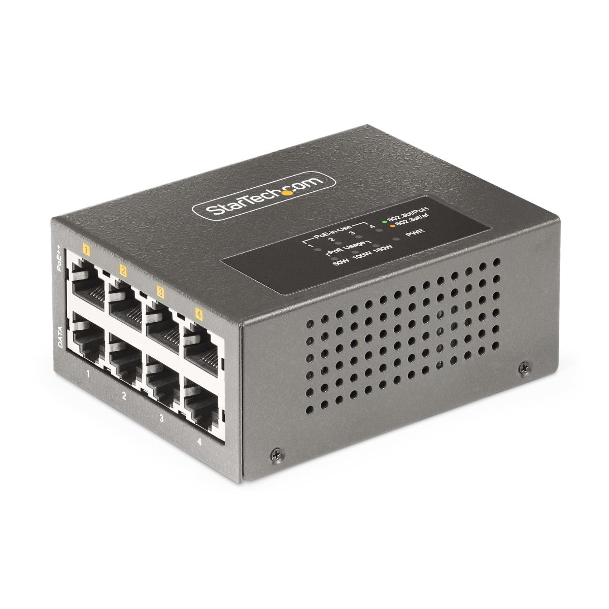 4-PORT POE+/POE++ INJECTOR - thumbnail