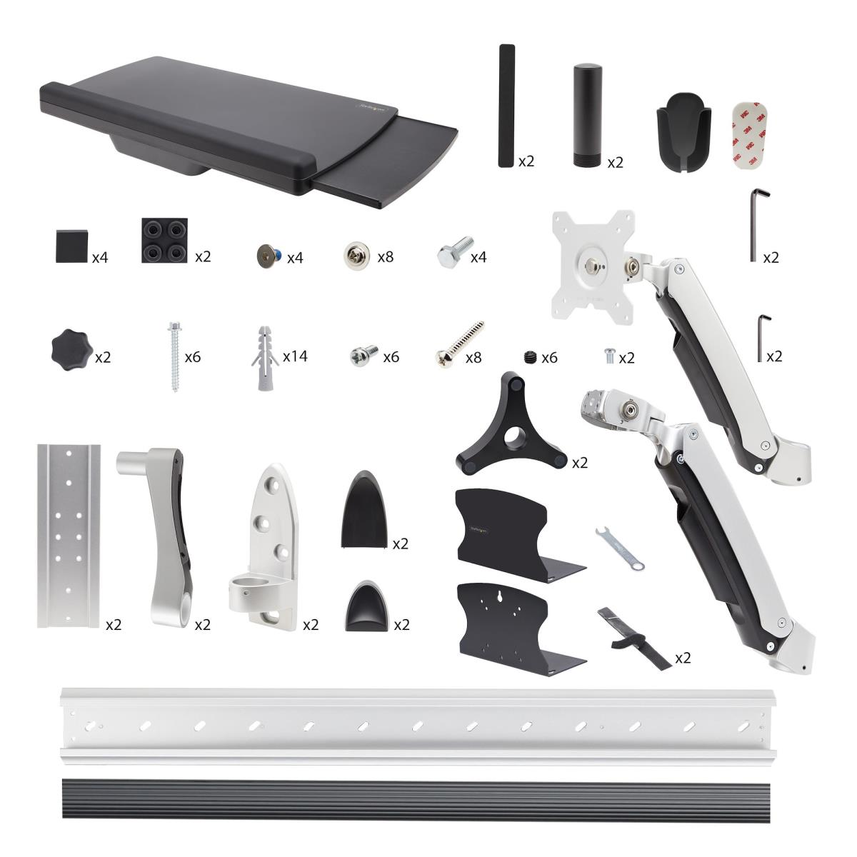 Wall Mount Workstation, VESA Mount For 32