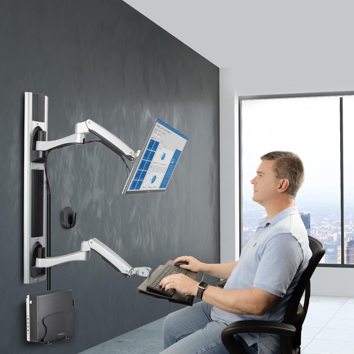 Wall Mount Workstation, VESA Mount For 32