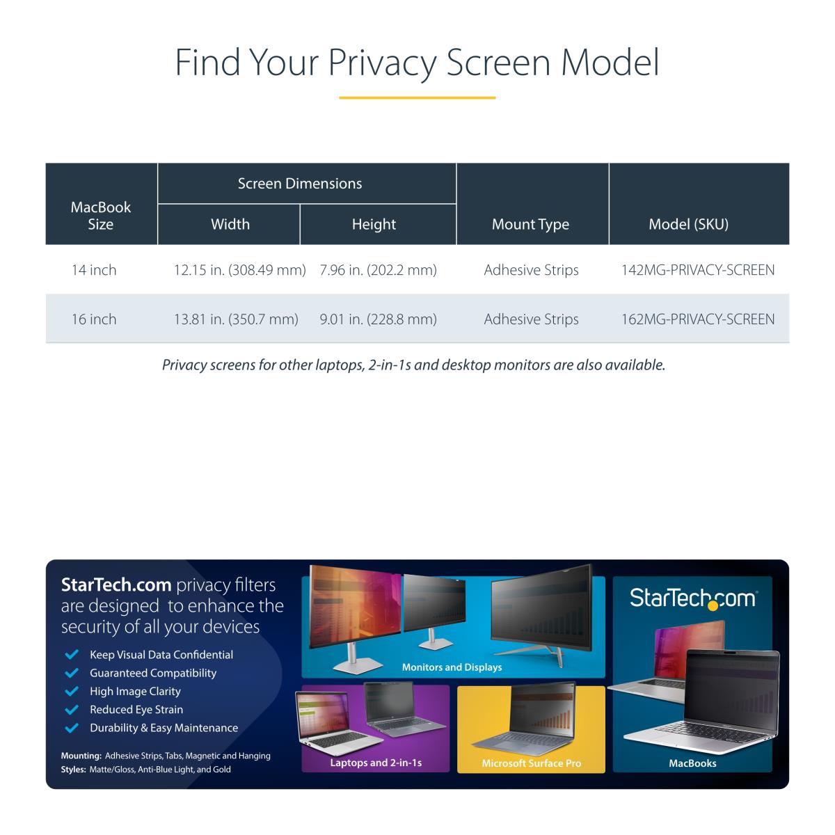16IN MACBOOK PRIVACY SCREEN thumbnail