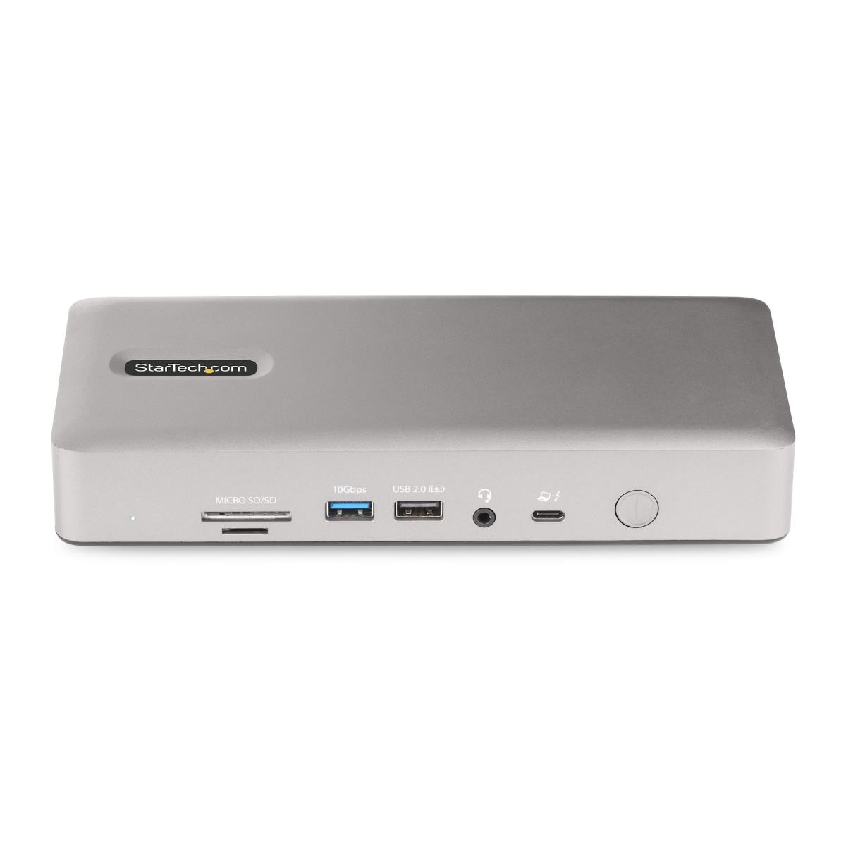 Thunderbolt 4 Multi-Display Docking Station, Quad/Triple/Dual Monitor Dock, 2x HDMI/2x DisplayPort, 7x USB Hub, 2.5 Gigabit Ethernet, 98W Power Delivery, for Windows/MacBook - TB4 Host Cable (132UE-TB4USB4DOCK) - Docking station - Thunderbolt 4 - 2 x HDMI thumbnail