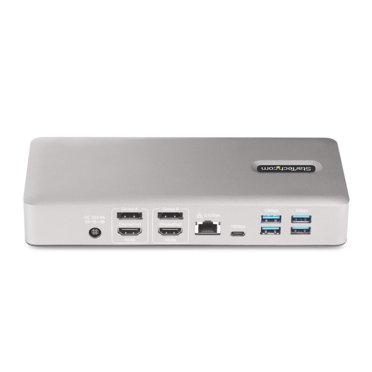 Thunderbolt 4 Multi-Display Docking Station, Quad/Triple/Dual Monitor Dock, 2x HDMI/2x DisplayPort, 7x USB Hub, 2.5 Gigabit Ethernet, 98W Power Delivery, for Windows/MacBook - TB4 Host Cable (132UE-TB4USB4DOCK) - Docking station - Thunderbolt 4 - 2 x HDMI thumbnail
