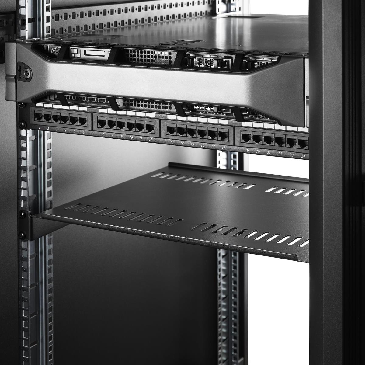 2-PACK 1U RACK SHELF VENTED thumbnail