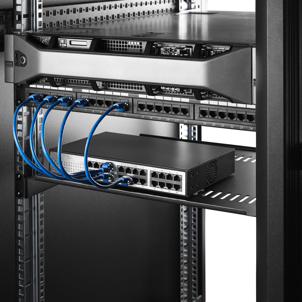 2-PACK 1U RACK SHELF VENTED thumbnail