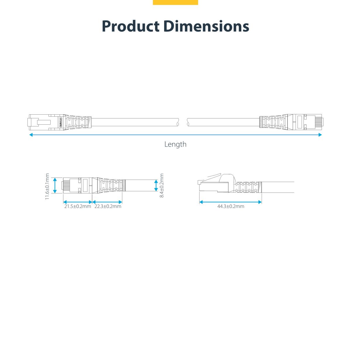 CAT8 ETHERNET CABLE WHITE thumbnail