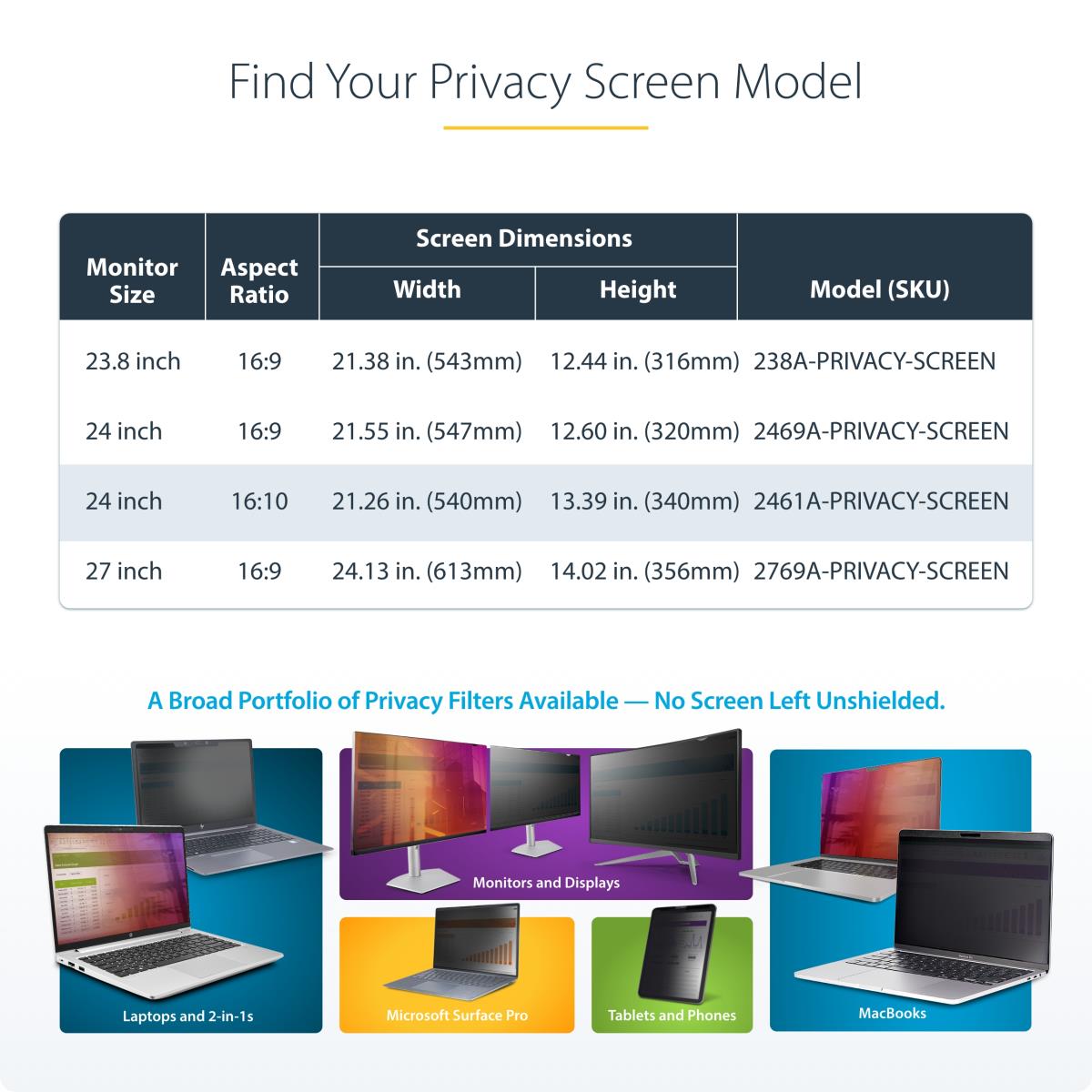 24IN MONITOR PRIVACY SCREEN - thumbnail