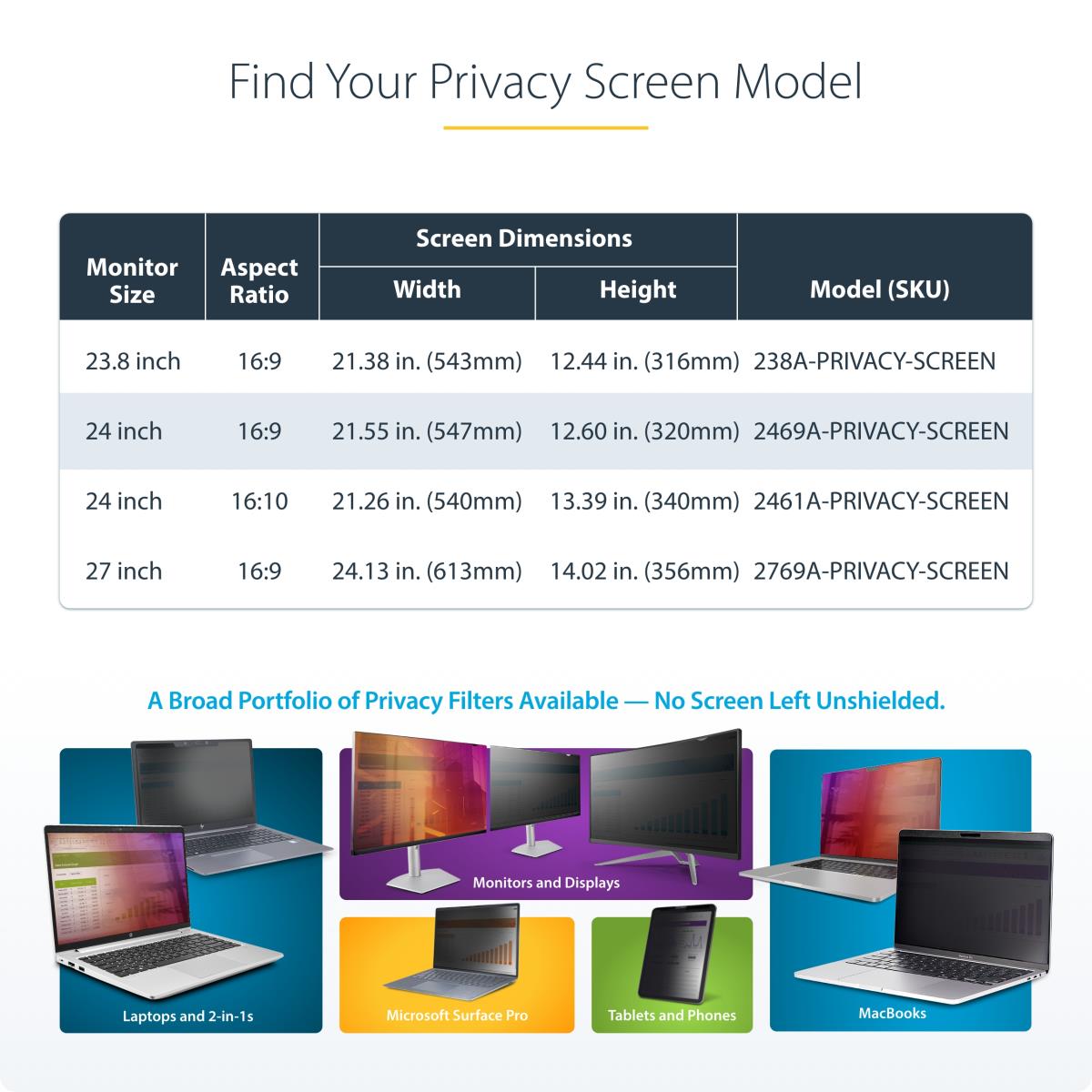 24IN MONITOR PRIVACY SCREEN - thumbnail