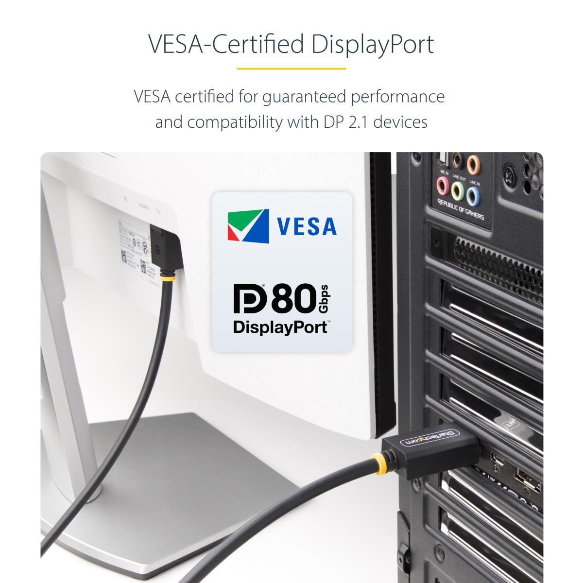 VESA-CERTIFIED DP 2.1 CABLE thumbnail