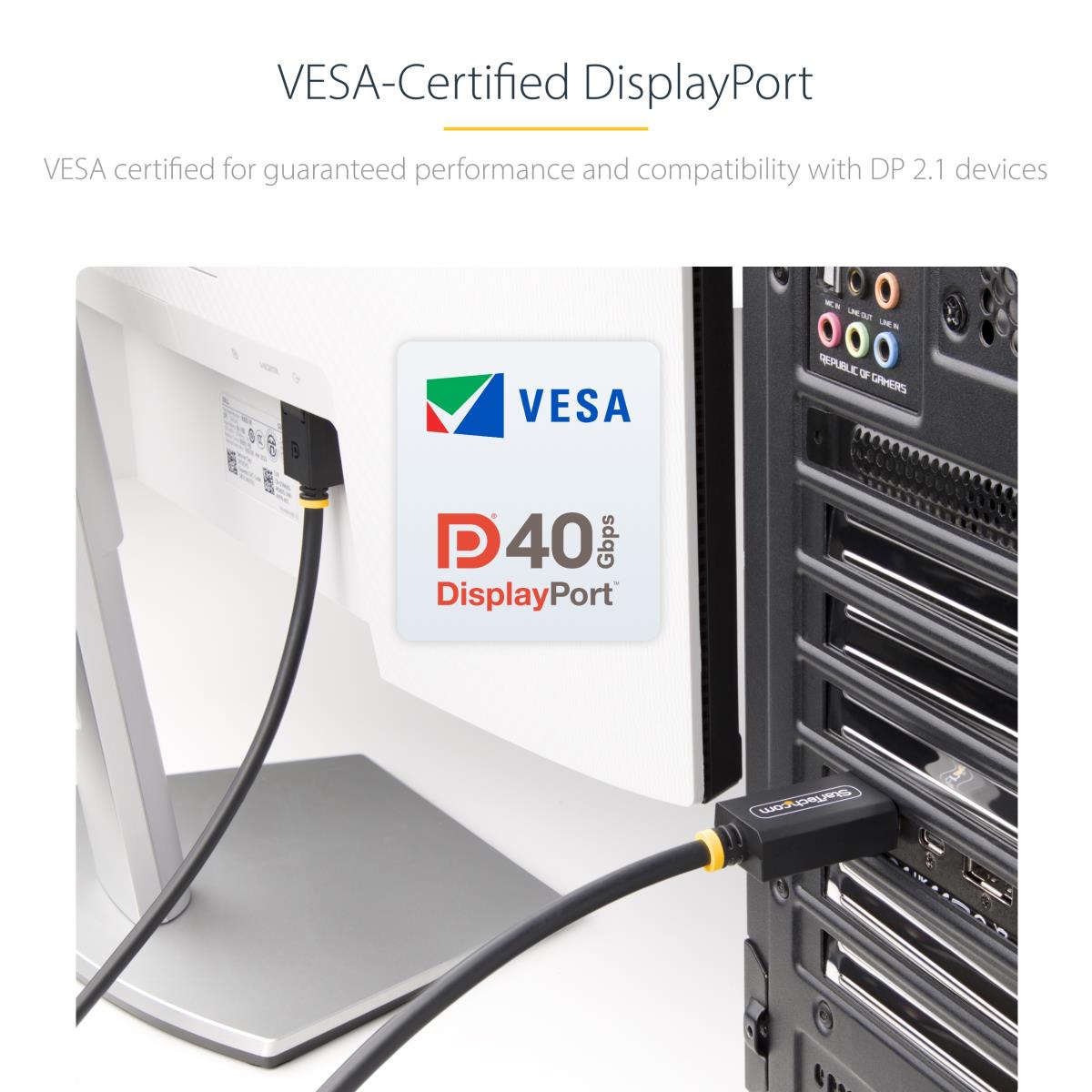 VESA-CERTIFIED DP 2.1 CABLE thumbnail