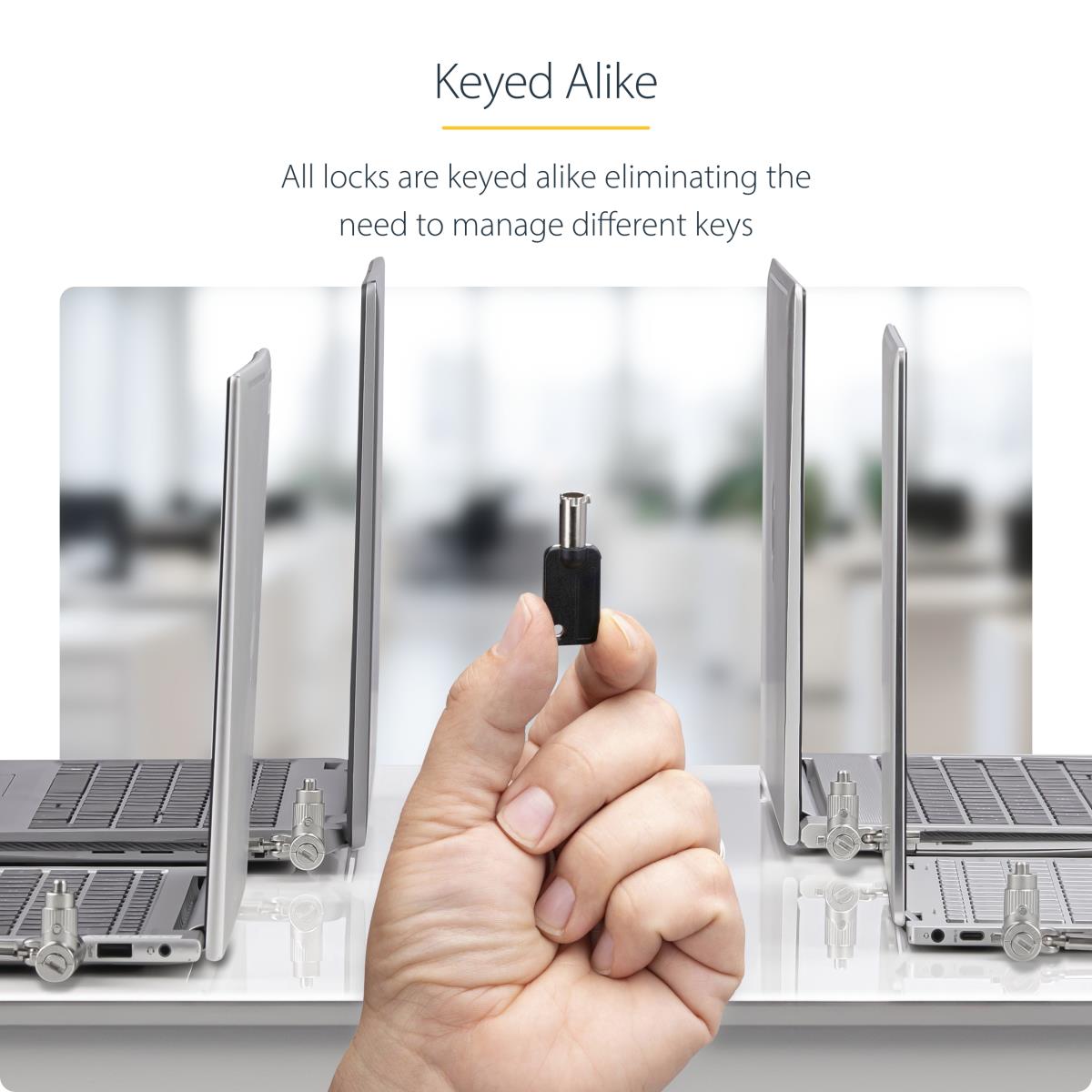 25-PACK LAPTOP LOCK 6.6FT CABLE thumbnail