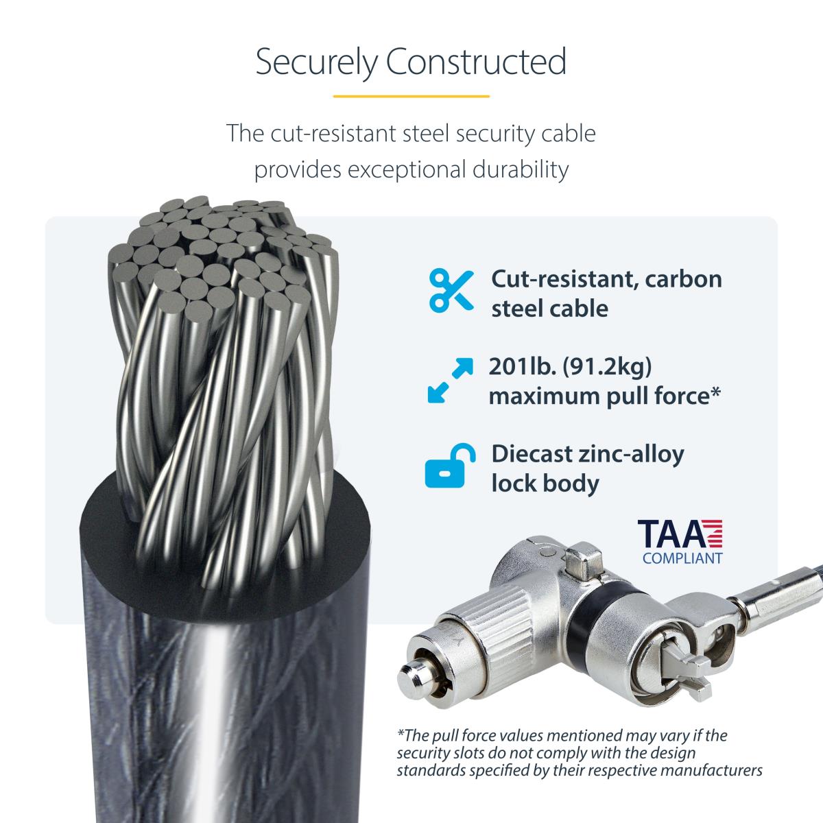 25-PACK LAPTOP LOCK 6.6FT CABLE thumbnail