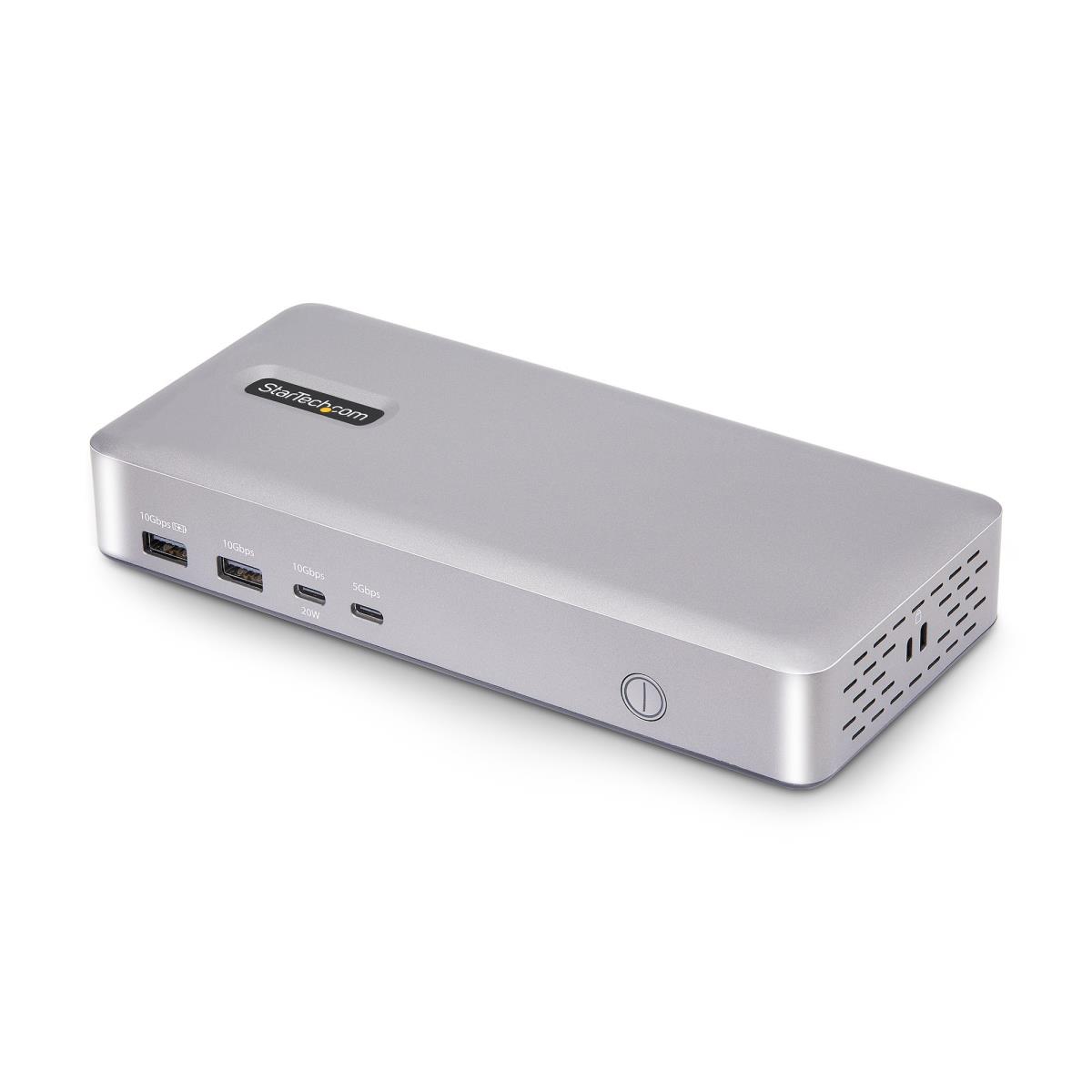 USB4 Docking Station, USB-C 40Gbps, Dual Video HDMI, Up to 2x 4K 60Hz 4:4:4 (RGB) or 2x 4K 120Hz 4:2:2, Multi-Monitor Dock, 6x USB, 2.5GbE, 100W PD - Docking station - USB4 / Thunderbolt 4 - 2 x HDMI - 1GbE, 2.5GbE - 180 Watt thumbnail