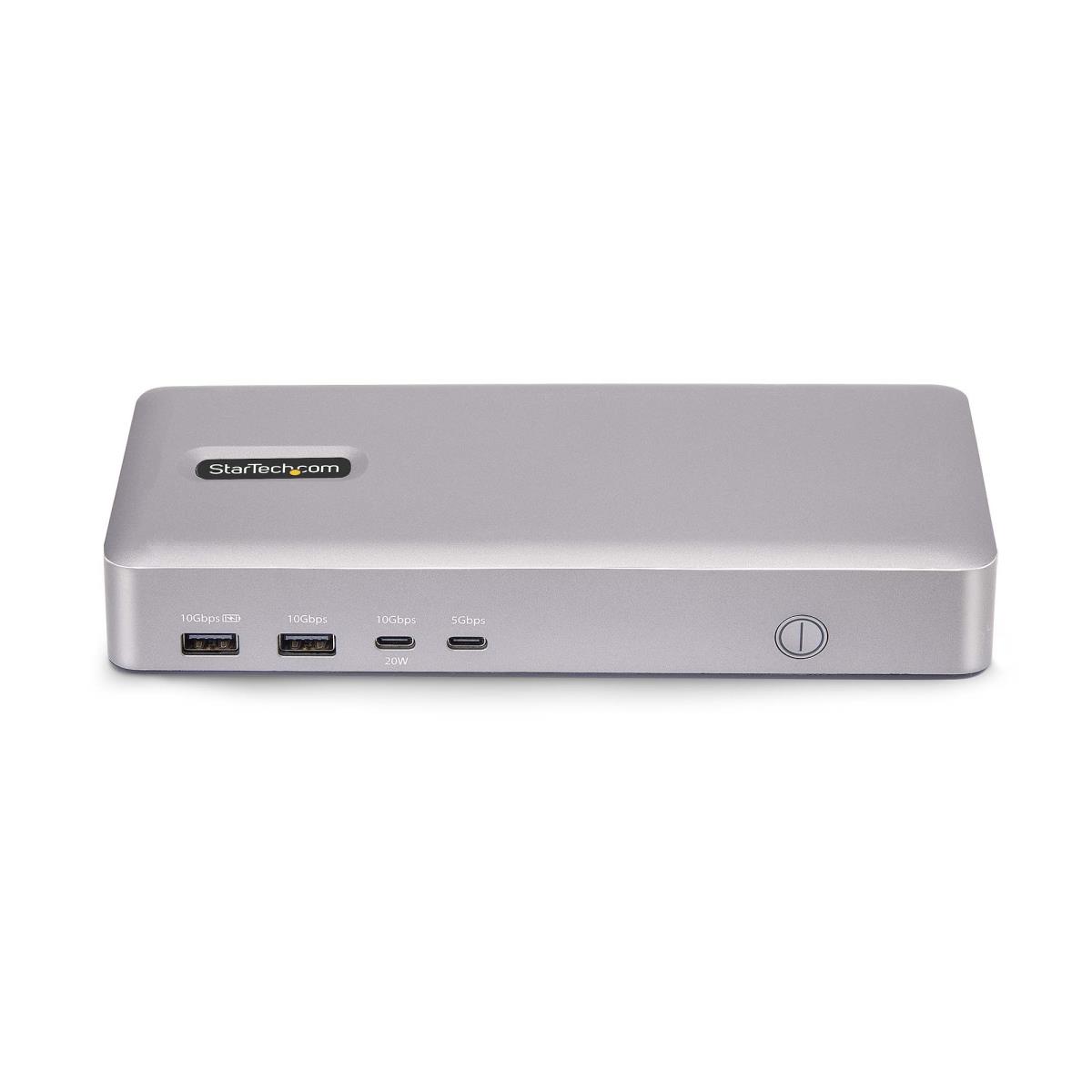 USB4 Docking Station, USB-C 40Gbps, Dual Video HDMI, Up to 2x 4K 60Hz 4:4:4 (RGB) or 2x 4K 120Hz 4:2:2, Multi-Monitor Dock, 6x USB, 2.5GbE, 100W PD - Docking station - USB4 / Thunderbolt 4 - 2 x HDMI - 1GbE, 2.5GbE - 180 Watt thumbnail