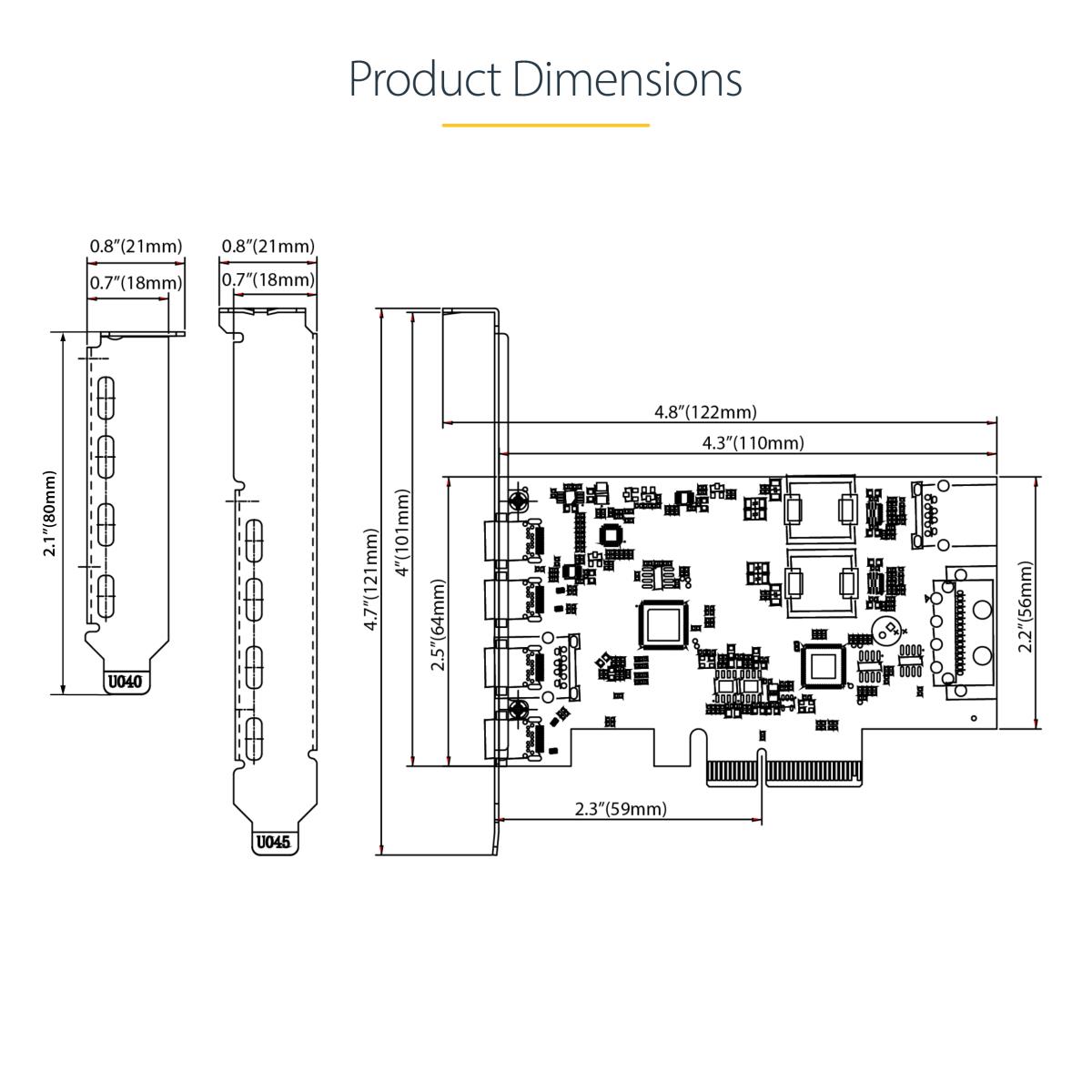 5-PORT USB PCIE CARD 10GBPS - thumbnail