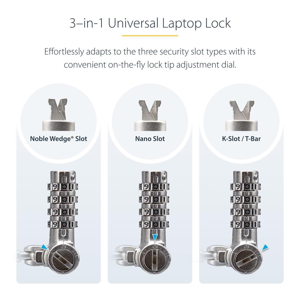 UNIVERSAL LAPTOP CABLE LOCK thumbnail