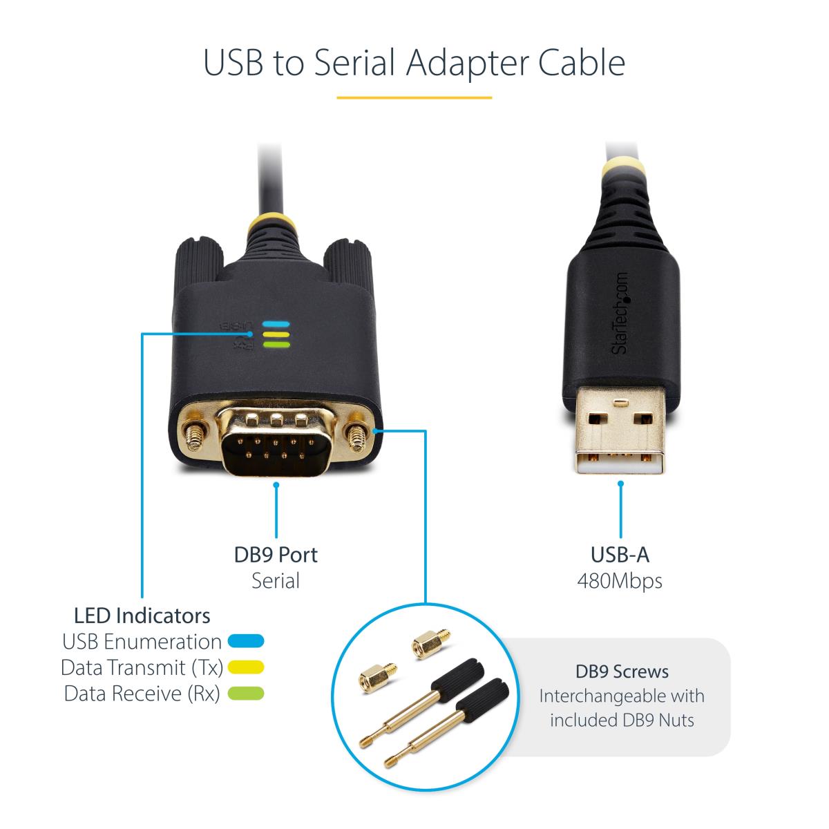 2M USB TO SERIAL CABLE thumbnail