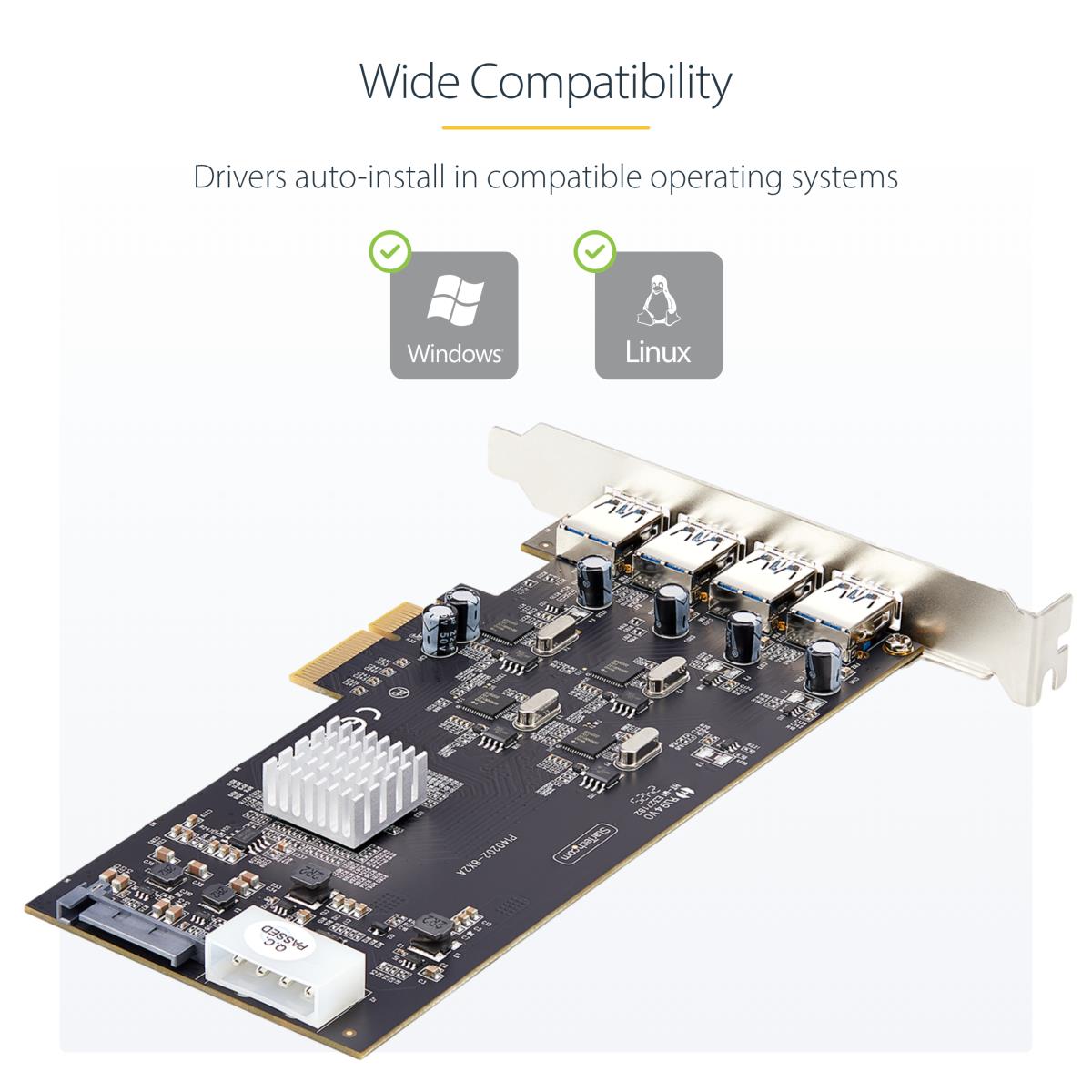 4-PORT USB-A PCIE CARD 5GBPS thumbnail