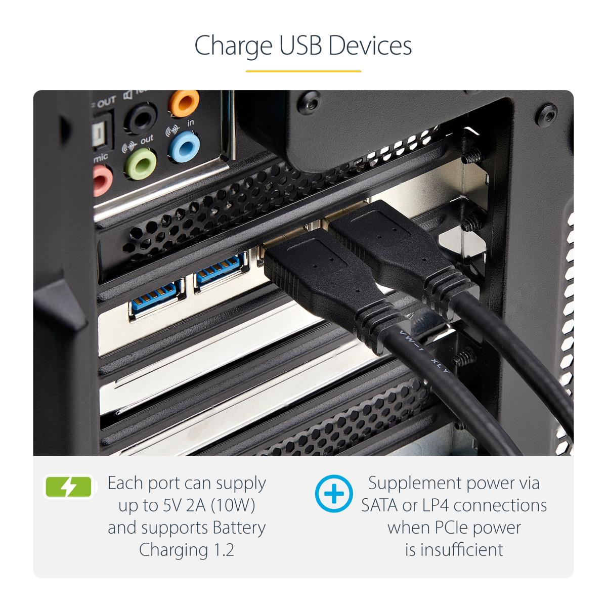 4-PORT USB-A PCIE CARD 5GBPS thumbnail