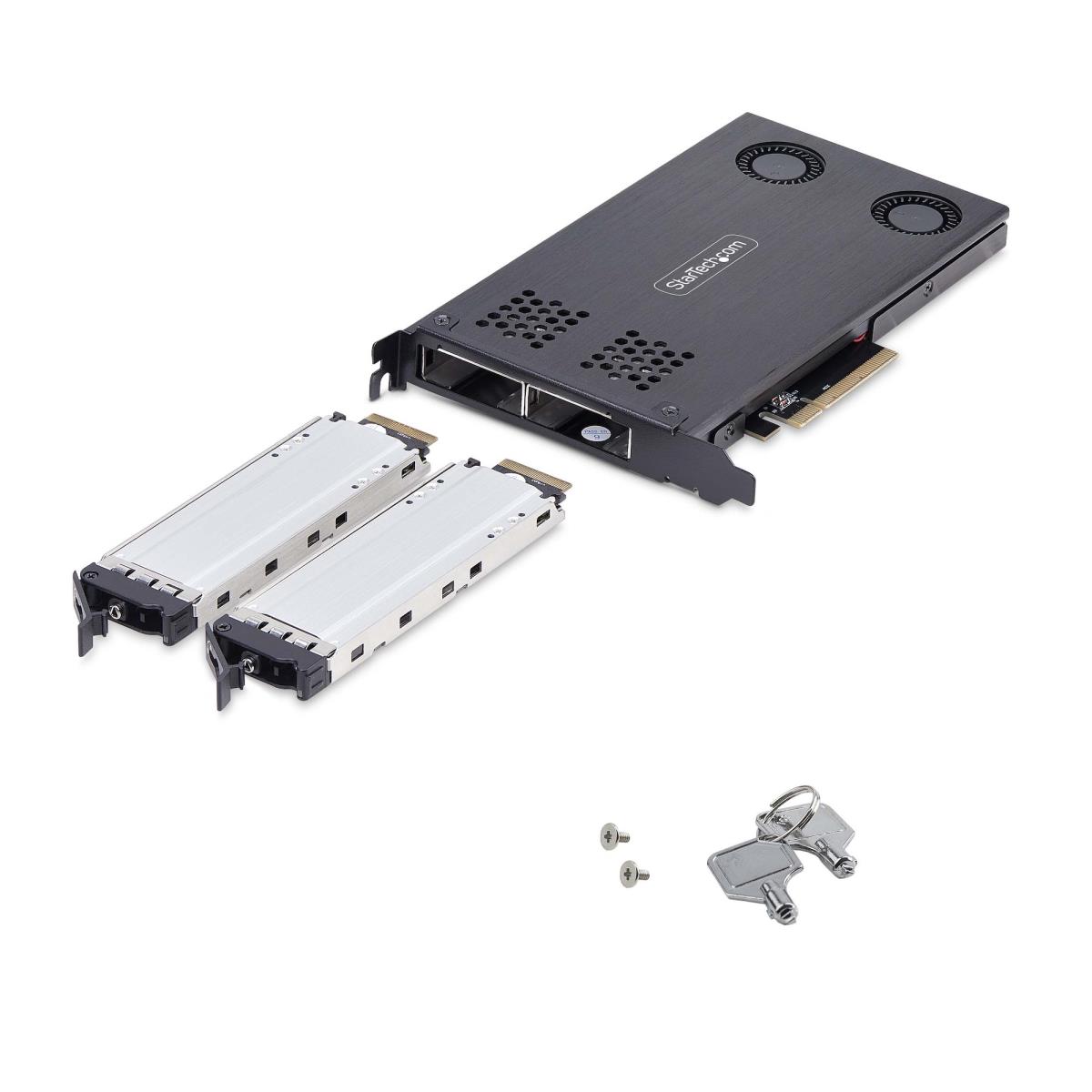 DUAL M.2 NVME SSD TO PCIE X8 - thumbnail