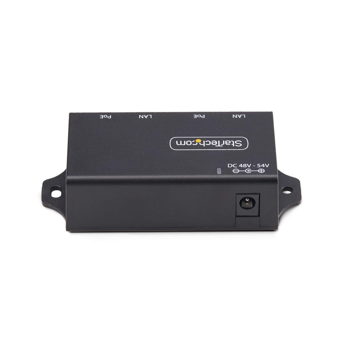 2-Port Gigabit PoE+ Injector, PoE/PoE+ (802.3af/802.3at) 30W - PoE injector - unmanaged inline - DC 48 - 52 V - 30 Watt - output connectors: 2 - United Kingdom, Europe - black thumbnail