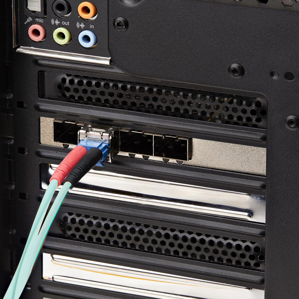 MSA-Compliant SFP-25G-SR-S SFP28 Module, 25Gbps Multimode Fiber (MMF), 100m (328ft), LC Connector, 850nm, 25 Gigabit Optical Transceiver w/ DDM/DOM - SFP28 transceiver module - 25GbE - 25GBase-SR - LC multi-mode - up to 100 m - 850 nm thumbnail