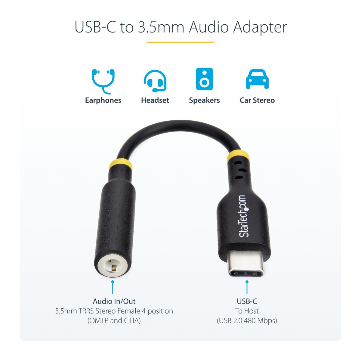 USB-C AUDIO ADAPTER TO 3.5MM thumbnail