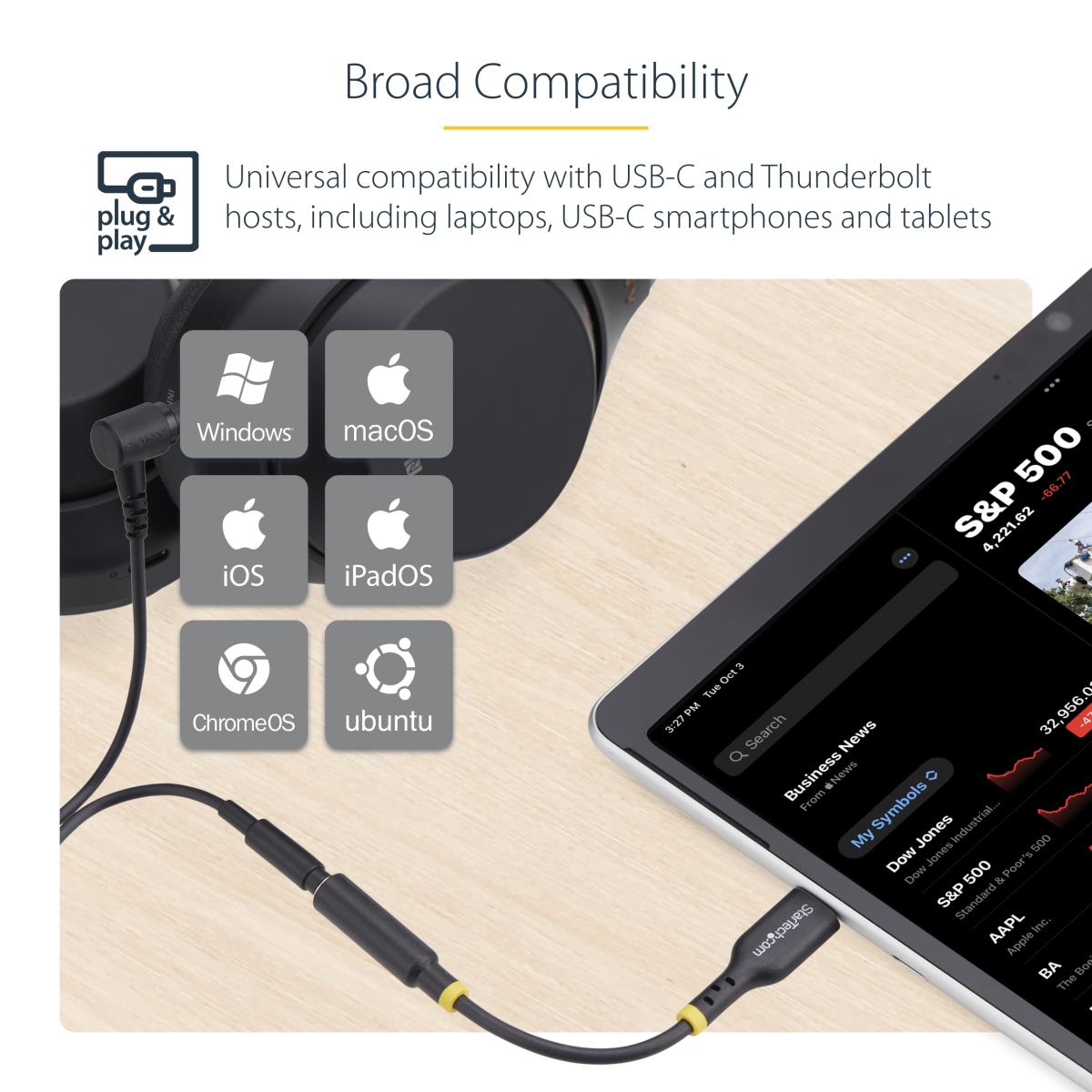 USB-C AUDIO ADAPTER TO 3.5MM thumbnail