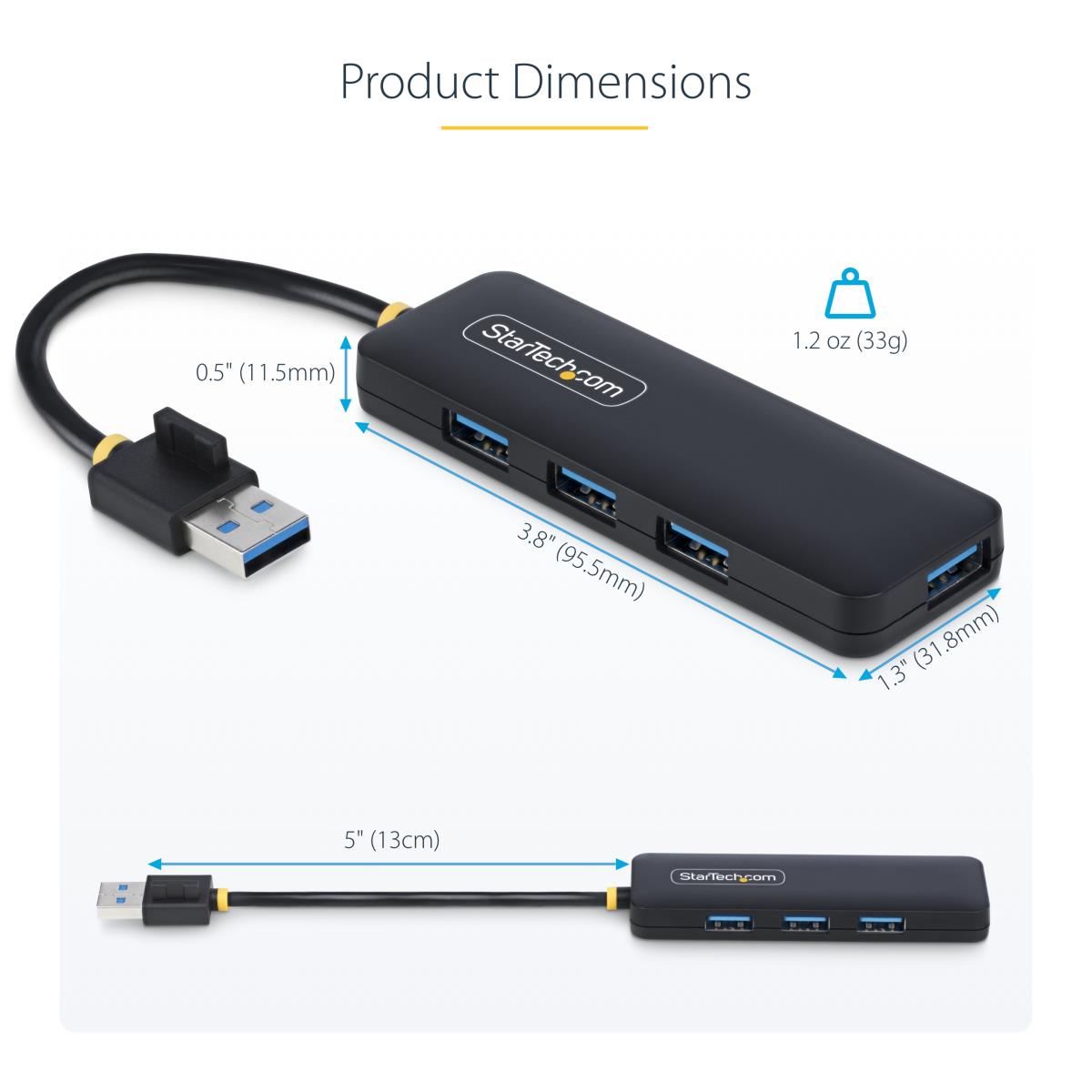 4-PORT USB-A HUB 5GBPS thumbnail