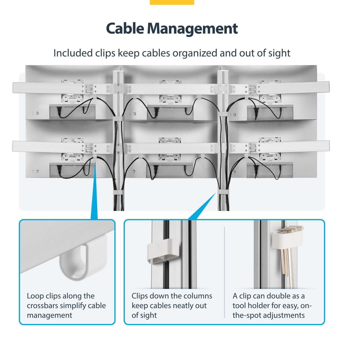 SIX-MONITOR DESK MOUNT CROSSBAR thumbnail