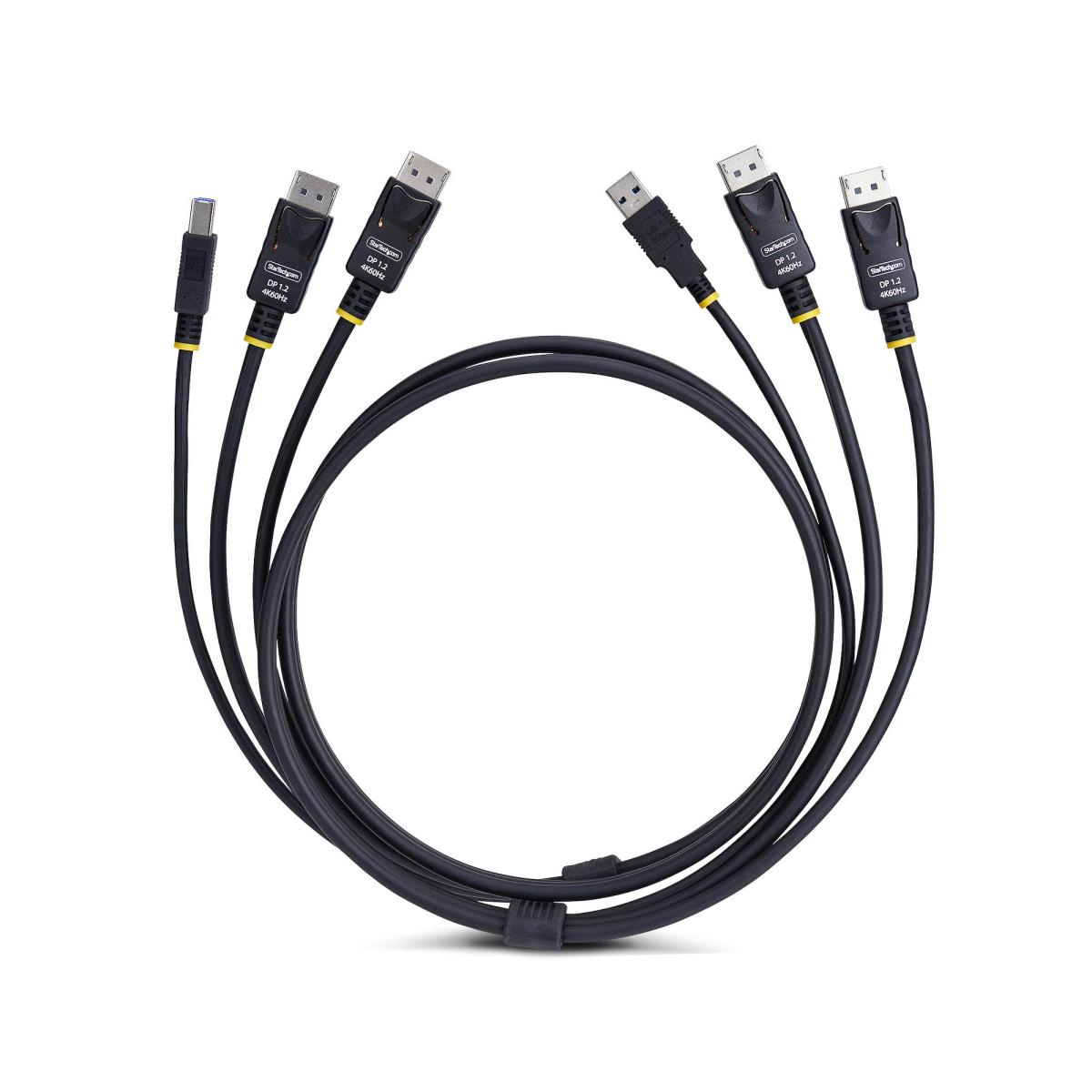 1.8M DUAL-DP/USB KVM CABLE - thumbnail