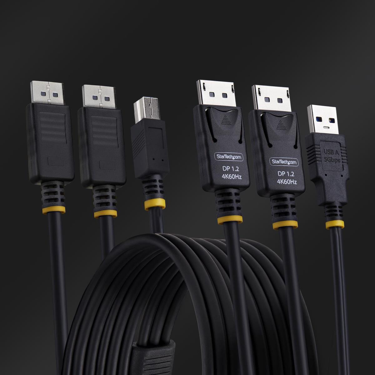 1.8M DUAL-DP/USB KVM CABLE - thumbnail